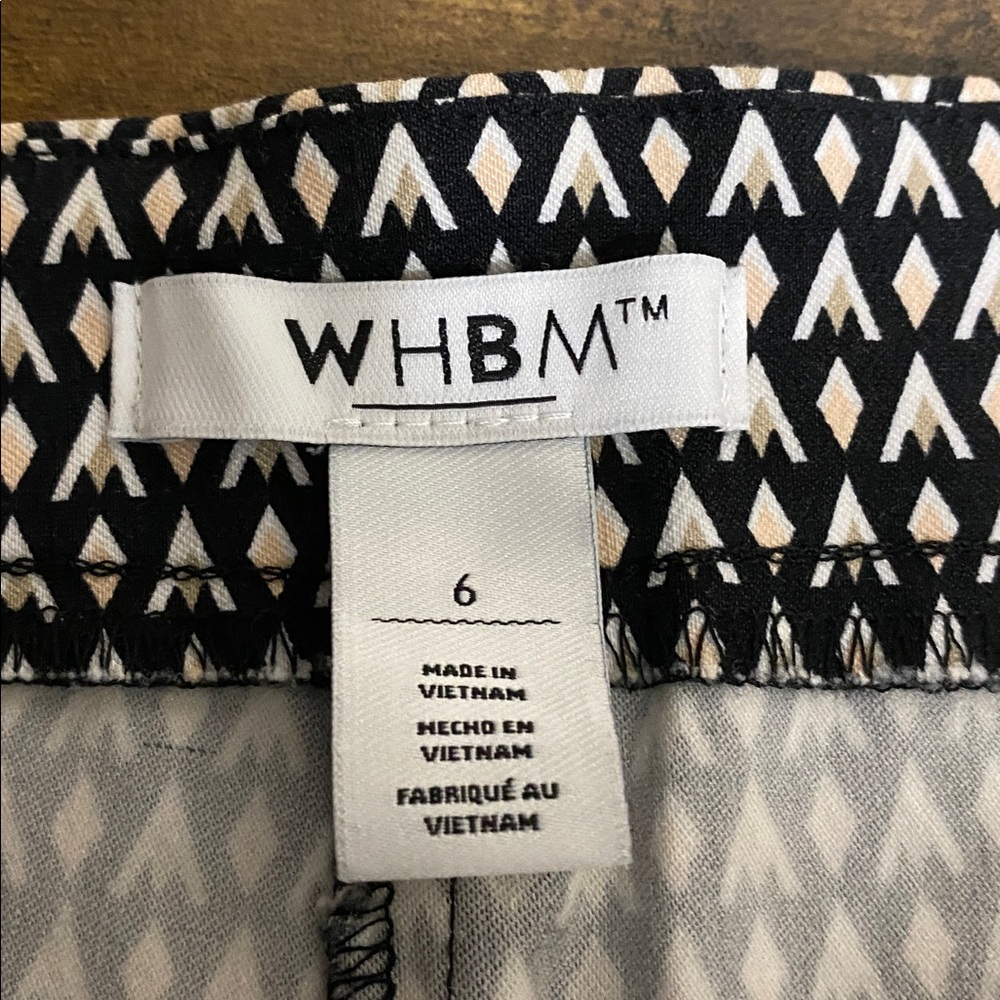 NWOT WHBM pull on shorts size women’s 6 - Picture 7 of 8